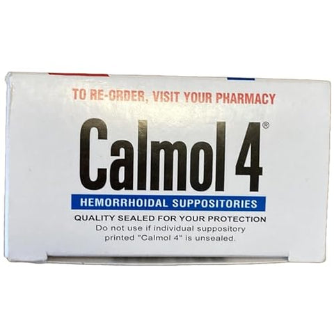 Choice One - CALMOL-4 Supositórios 24 Unidades | Alívio Rápido | Fórmula Calmante | Marca CALMOL