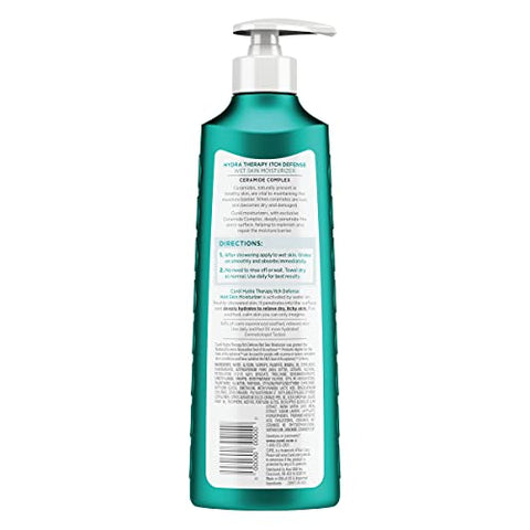 Hydra Therapy Loção Hidratante para o Corpo na Ducha, Defesa contra Coceira com Complexo Avançado de Ceramidas e Vitamina E - Curel