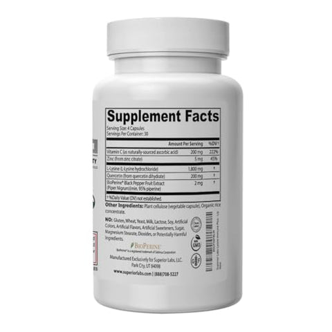 Lysine Immune Plus – Lip. Saúde comprovada para os lábios - Superior Labs