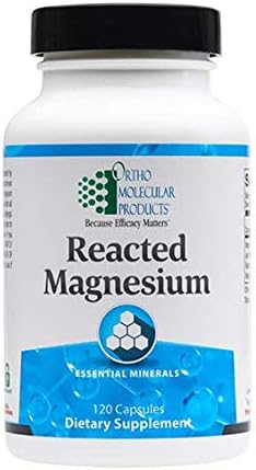 Ortho Molecular Products - Ortho Molecular – Magnésio Reacted – 120 Cápsulas – 120g