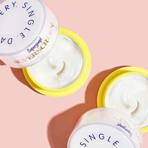 Superscreen – Hidratante Diário com Filtro Solar FPS 40 PA – 50 ml – Proteção contra Raios UV e Poluição - Supergoop!