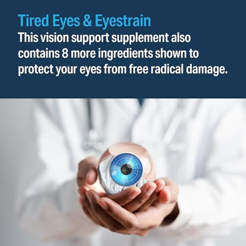 Fórmula Avançada para a Visão, Suporte para a Função Ocular, Vitaminas para os Olhos, Luteína, Zeaxantina, Vitamina A, C, Zinco, Livre de Glúten, Sem Lactose - Advanced Bionutritionals