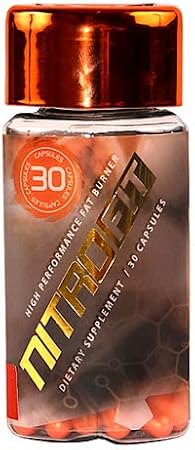NITROFIT - 100%% Natural – Auxiliar de perda de peso de alto desempenho – Supressor de apetite – Marca: Primeiro antes do texto