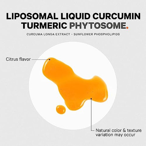 Liposomal Curcumin Phytosome – Suplemento Líquido Vegano de Curcumina, Gotas de Curcuma Longa à Base de Plantas, Curcumina, Fosfolipídeo de Girassol, Sem Açúcar, 30ml - Codeage