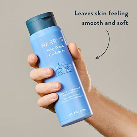 Harry's - Harry’s Men’s Body Wash – Pack de Variedades – 4 Unidades de 473 ml (Embalagem Pode Variar)