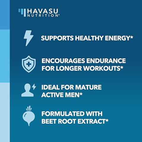 HAVASU NUTRITION - L-Arginine Gummies – Suplemento de Óxido Nítrico para Saúde Masculina – Fórmula com L-Arginina, L-Citrulina e Beterraba – Resistência e Desempenho – Sabor de Frutas Vermelhas