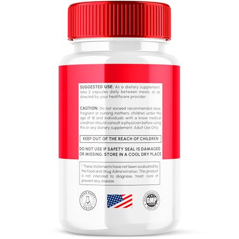 Fyvus - (2 Pacotes) Cápsulas de Suporte à Saúde e Bem-Estar GlucoBio, Pílulas Gluco Bio, Vitamina Natural Gluco Bio para Saúde Geral e Bem-Estar, Suplemento de Suporte ao Glicogênio, Cápsulas BioGluco (120…)