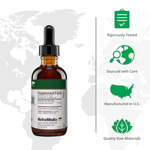 Dandelion Detox Support – Tintura para Saúde do Fígado e Intestino, Suporte Antioxidante – Suplemento de Suporte ao Fígado com Folha de Dente-de-leão para Uso Diário (60ml) - NutraMedix