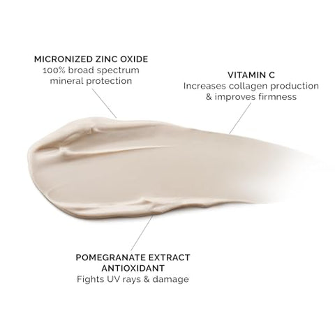 Protetor Solar MDSolarSciences Mineral Crème SPF 50 para Rosto e Corpo – Resistente à Água, Proteção UV de Amplo Espectro – Óxido de Zinco Micronizado Misturável – Acabamento Matte Natural Suave, 50g
