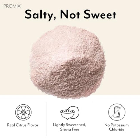 Pacotes de Hidratação em Pó de Eletrólitos | Sal Rosa do Himalaia, Magnésio, Potássio, Vitamina C | Sem Açúcar – 30 Unidades - ProMix Nutrition