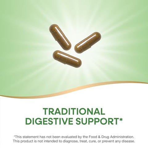Nature's Way - Nature’s Way Goldenseal Root – Suporte Digestivo Tradicional, Contém Berberina, Verificado pelo Projeto Non-GMO, Vegano, 100 Cápsulas (Embalagem Pode Variar)