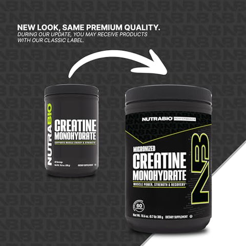 Creatine Monohydrate – Energia, Recuperação e Força Muscular – 300g - NutraBio