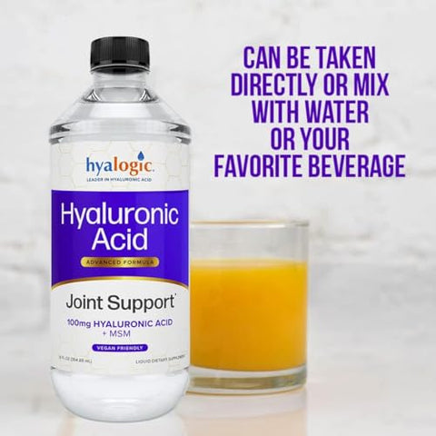 Ácido Hialurônico Suporte Articular (355 ml) Fórmula Avançada – MSM - Hyalogic