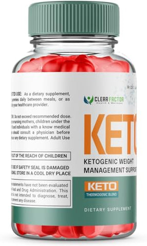 rize labs - (2 Pacotes) Gomas Clear Factor Keto ACV – Perda de Peso Avançada, Gomas Keto ACV, Suplemento Clear Factor Máxima Potência, Avaliações das Gomas ClearFactor (120…)