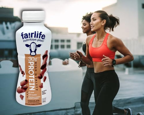 Assortment | Fair life Shakes de Proteína, Pack com 12 – Shake de Chocolate Fair life e Shake de Proteína de Baunilha Fair life, Variedade, 330 ml cada – Shake Premium de Proteína Fair life - Niro