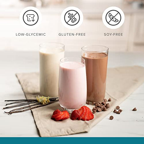 IsaLean Shake – Pó de Proteína Nutritivo para Shake Pronto para Beber – Saboroso Chocolate Holandês Cremoso, 14 Pacotes - Isagenix