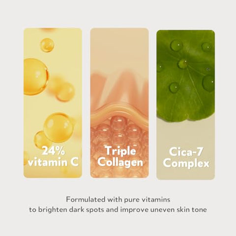 SERUM VITAMINA C PURA 24% 30ml – Potente Antioxidante para a Pele - TIRTIR