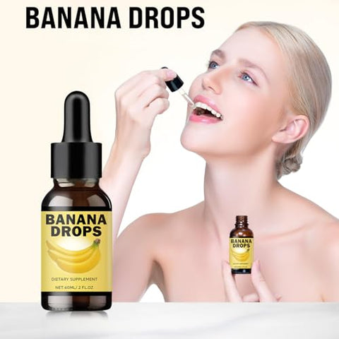 Callonestop MX - Extrato Líquido de Banana Orgânica Banana Drops para Emagrecimento Homem e Mulher 5 Unidades – 100% Natural