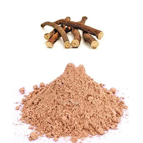 neotea - Adhimadhuram Mulethi Irattimadhuram Yashtimadhu Root Powder 300g – Pó de Raiz de Alcaçuz – Suplemento Herbal – Sem OGM – Sem Conservantes Adicionados