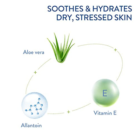 Gel-Creme Calmante com Aloe, Hidrata e Alivia Instantaneamente a Pele Sensível, Livre de Fragrâncias e Parabenos, 16 oz (473 ml) - Cetaphil