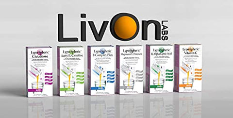 Lypo-Spheric Ácido Alfa Lipóico R-Alpha – 30 Pacotes – 226mg Por Pacote – Encapsulado em Lipossomas para Máxima Bioacessibilidade – 100%% Não-OGM - LivOn Laboratories