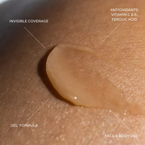 Sea Clearly Premium Gel Protetor Solar Organoshield FPS 50 Rosto e Corpo | UVA, UVB | 100g - Sonrei