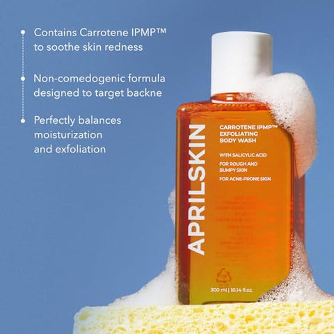Carrotene IPMP™ Sabonete Esfoliante Corporal | Sabonete de Ácido Salicílico Melhora a Aspereza - Aprilskin