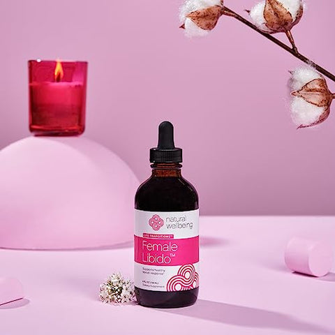 Libido Feminino Natural – Suplemento para Aumentar a Libido Feminina – 118 ml - Natural Wellbeing