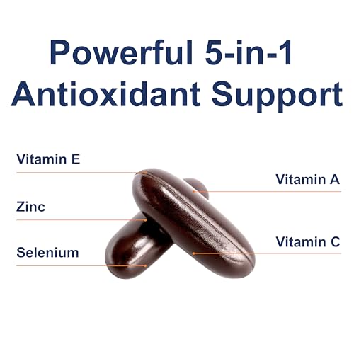ACES Zn, Vitaminas A, C, E e Selênio | Fórmula Potente para Saúde e Imunidade - Carlson