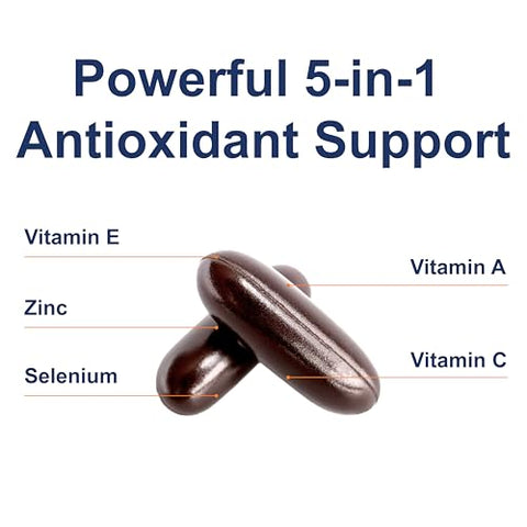 ACES Zn, Vitaminas A, C, E e Selênio | Fórmula Potente para Saúde e Imunidade - Carlson
