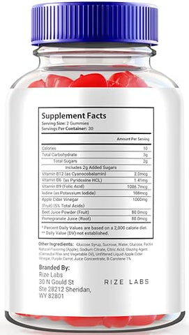 rize labs - (2 Pacotes) Gomas Metabolic Solutions Keto ACV, Gomas Metabolic Solutions Keto ACV para Perda de Peso Avançada, Suplemento Fórmula Avançada, Avaliações Metabolicsolutions (120 Gomas)