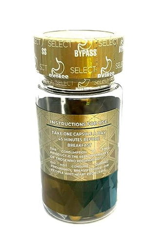 Generic - Bypass Select 2Pack – 30 Cápsulas CADA uno – Tabletas que eliminam a gordura acumulada (2 unidades) – Marca Bypass Select