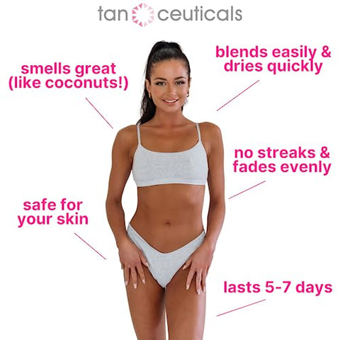 Autobronzeador – Loção Autobronzeadora para o Corpo, Correção de Cor com Aspecto Natural - Tanceuticals