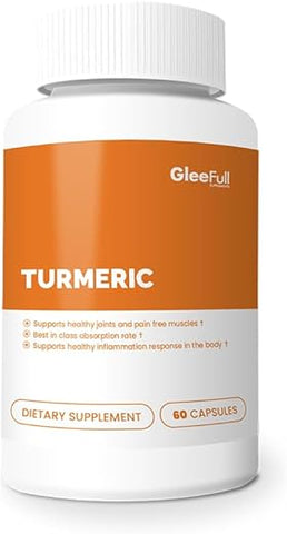 GLEEFULL SUPPS - GleeFull Supplements Cúrcuma Completa | Ajuda para Articulações | 100g