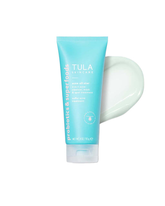 Skin Care – Limpeza 3 em 1 para Acne – Não Irritante – Máscara e Cleanser - TULA