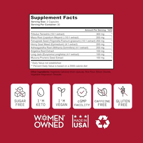 SELF NUTRITION - Libido Booster para Mulheres, Sensibilidade – Aumente seu Desejo com Resultados Incríveis!