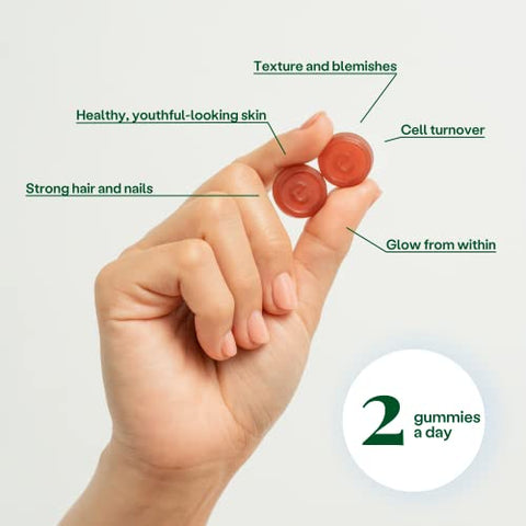 Gomas de Pele 60 Multivitaminas Retinol Gummy | Suplemento de Vitamina A para Anti-Envelhecimento, Brilho, Juventude - Embody