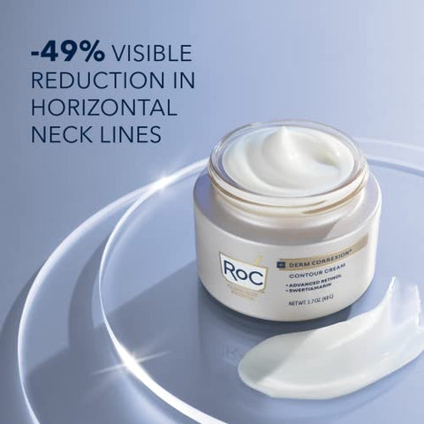 Derm Correxion Creme para Pescoço com Ácido Hialurônico e Retinol Avançado para Firmeza Visível – 50g - RoC