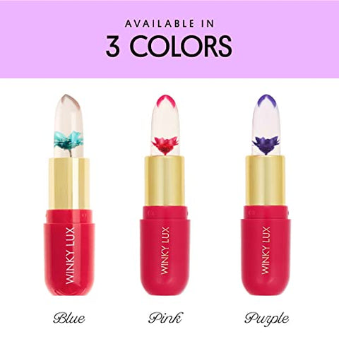 Flower Balm – Bálsamo Labial pH, Batom que Muda de Cor e Bálsamo Labial Tingido, Vegano – 10g - Winky Lux