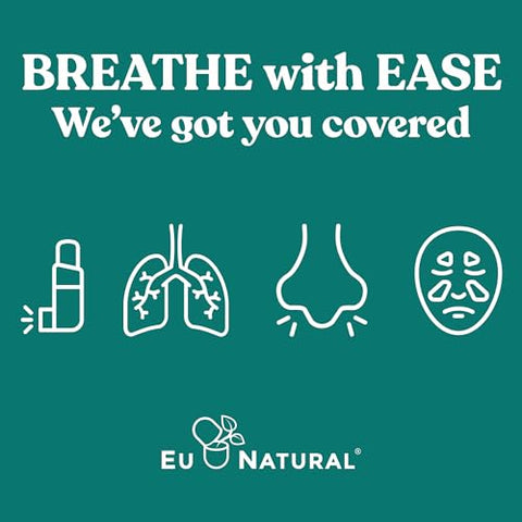 Eu Natural - Inalador Breathe – Suporte para Sinusite, Pulmões, Respiração Aberta – 30ml