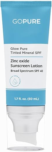 Glow Protetor Solar Facial com Cor FPS 40 PA | Hidratante com Cor e Proteção Solar | Pele Radiante e Protegida | Sem Fragrância Artificial | 40g - goPure