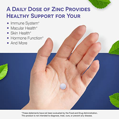 Suplemento de Zinco Dissolvível 30 mg, Sem Açúcar, 2 Meses de Fornecimento - EZ Melts