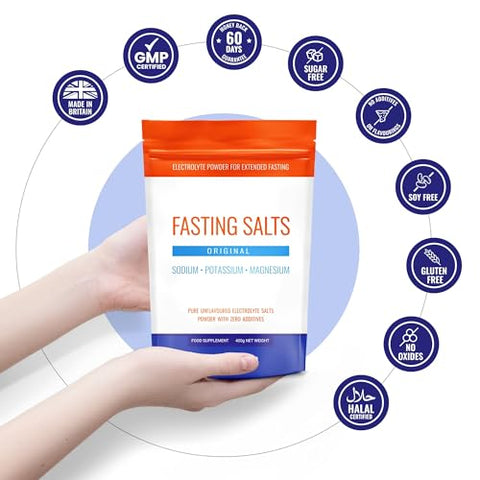 Fasting Salts | Pó de Eletrólitos para Jejum – Intermitente | Eletrólitos Puros sem Sabor | Maximiza a Visibilidade nos Motores de Busca - Nutri-Align