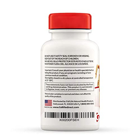 Reuma Art X Strength – 400 mg Suplemento Herbal – Fortalecimento e Alívio – Suporte para Dores nas Articulações – 90 Cápsulas Vegetais - Full Life