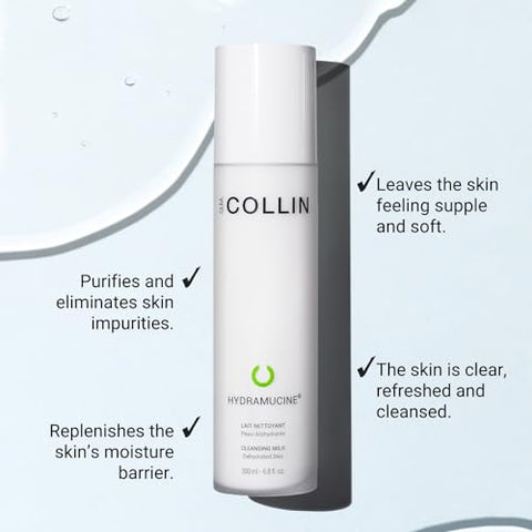 G.M. Collin Leite de Limpeza Hydramucine | Suave para Pele Seca ou Sensível | Limpeza Hidratante dos Poros