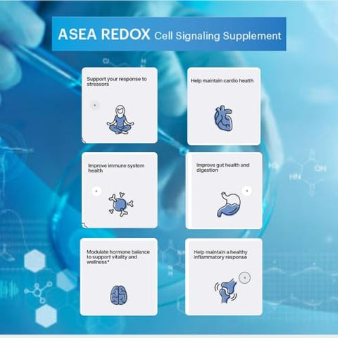 Redox – Suplemento de Sinalização Celular para Energia Celular – 100ml - ASEA
