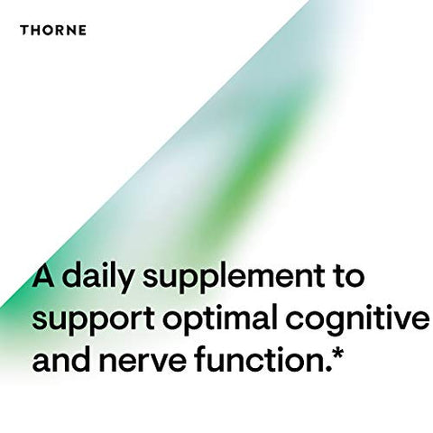 Acetyl-L-Carnitine 500 mg – Suporte para a Função Cerebral e Sensações Nervosas Saudáveis nas Mãos e Pés – Sem Glúten, Sem Soja, Sem Laticínios – 60 Cápsulas - THORNE