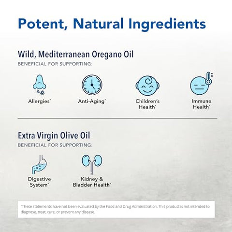 NORTH AMERICAN HERB & SPICE - North American Herb: Óleo de Orégano Selvagem – 30ml | Poderoso Antioxidante Natural
