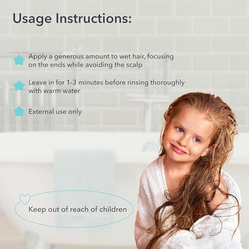 ECOLATIÈR - Condicionador Bálsamo Nutritivo para Cabelos de Bebê, Fácil Desembaraço 3, 250ml – Com Camomila