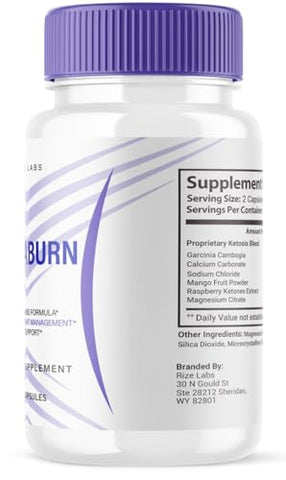 rize labs - Acidaburn Capsules – Fórmula Avançada para Perda de Peso Saudável – Estilo de Vida Ativo para uma Vida Melhor – Máxima Potência – Avaliações (60…)